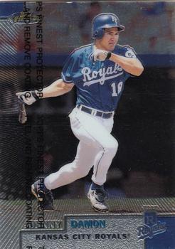 #204 Johnny Damon - Kansas City Royals - 1999 Finest Baseball