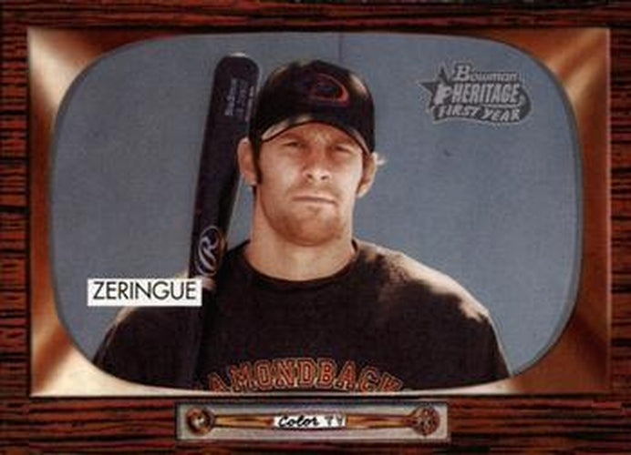 #204 Jon Zeringue - Arizona Diamondbacks - 2004 Bowman Heritage Baseball