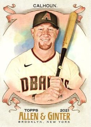 #204 Kole Calhoun - Arizona Diamondbacks - 2021 Topps Allen & Ginter Baseball