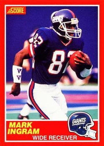 #204 Mark Ingram - New York Giants - 1989 Score Football