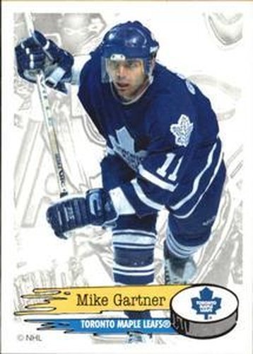 #204 Mike Gartner - Toronto Maple Leafs - 1995-96 Panini Hockey Stickers