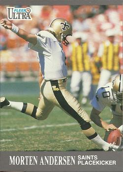 #204 Morten Andersen - New Orleans Saints - 1991 Ultra Football