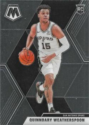 #204 Quinndary Weatherspoon - San Antonio Spurs - 2019-20 Panini Mosaic Basketball