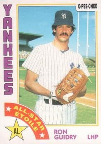 #204 Ron Guidry - New York Yankees - 1984 O-Pee-Chee Baseball