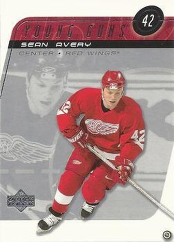 #204 Sean Avery - Detroit Red Wings - 2002-03 Upper Deck Hockey