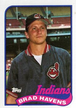 #204 Brad Havens - Cleveland Indians - 1989 Topps Baseball