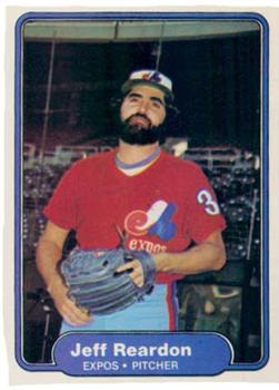 #204 Jeff Reardon - Montreal Expos - 1982 Fleer Baseball