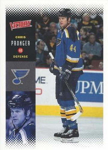 #204 Chris Pronger - St. Louis Blues - 2000-01 Upper Deck Victory Hockey
