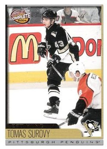 #204 Tomas Surovy - Pittsburgh Penguins - 2003-04 Pacific Complete Hockey
