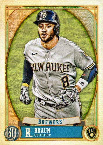 #204 Ryan Braun - Milwaukee Brewers - 2021 Topps Gypsy Queen Baseball