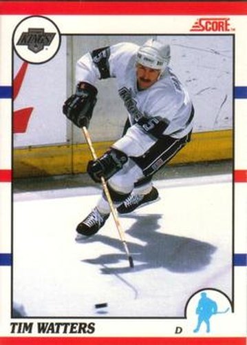 #204 Tim Watters - Los Angeles Kings - 1990-91 Score Canadian Hockey
