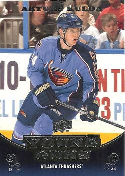#204 Arturs Kulda - Atlanta Thrashers - 2010-11 Upper Deck Hockey