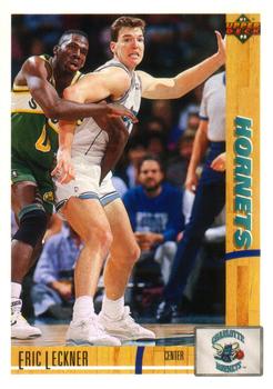 #204 Eric Leckner - Charlotte Hornets - 1991-92 Upper Deck Basketball