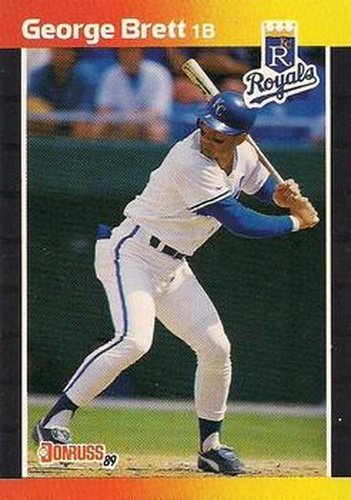 #204 George Brett - Kansas City Royals - 1989 Donruss Baseball