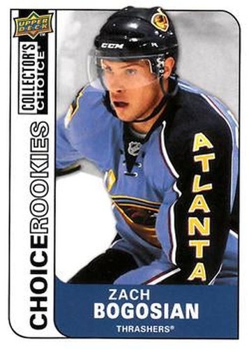 #204 Zach Bogosian - Atlanta Thrashers - 2008-09 Collector's Choice Hockey