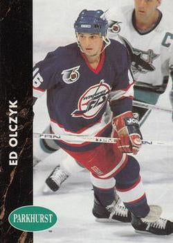 #204 Ed Olczyk - Winnipeg Jets - 1991-92 Parkhurst Hockey