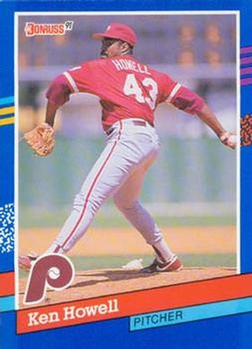 #204 Ken Howell - Philadelphia Phillies - 1991 Donruss Baseball