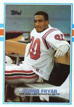 #204 Irving Fryar - New England Patriots - 1989 Topps Football