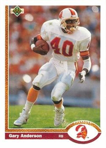 #204 Gary Anderson - Tampa Bay Buccaneers - 1991 Upper Deck Football