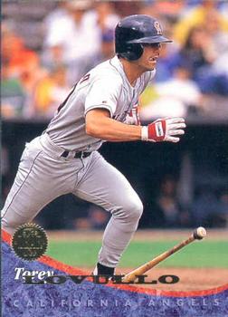 #204 Torey Lovullo - California Angels - 1994 Leaf Baseball