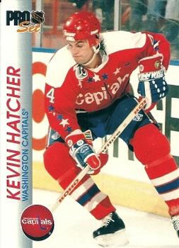 #204 Kevin Hatcher - Washington Capitals - 1992-93 Pro Set Hockey