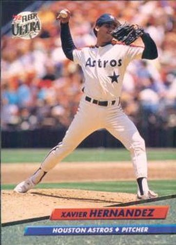 #205 Xavier Hernandez - Houston Astros - 1992 Ultra Baseball