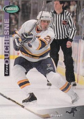 #205 Steve Duchesne - St. Louis Blues - 1994-95 Parkhurst Hockey