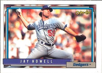 #205 Jay Howell - Los Angeles Dodgers - 1992 O-Pee-Chee Baseball