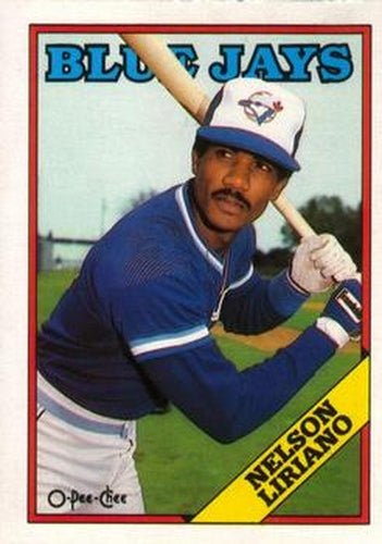 #205 Nelson Liriano - Toronto Blue Jays - 1988 O-Pee-Chee Baseball