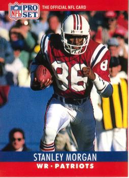 #205 Stanley Morgan - New England Patriots - 1990 Pro Set Football
