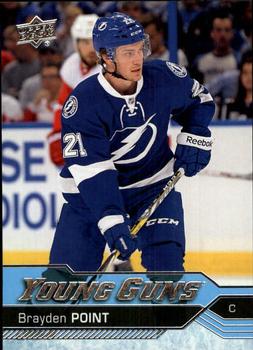 #205 Brayden Point - Tampa Bay Lightning - 2016-17 Upper Deck Hockey