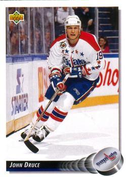 #205 John Druce - Washington Capitals - 1992-93 Upper Deck Hockey