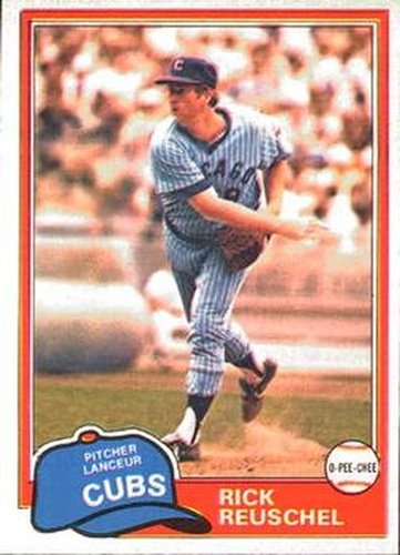 #205 Rick Reuschel - Chicago Cubs - 1981 O-Pee-Chee Baseball