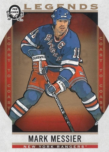 #205 Mark Messier - New York Rangers - 2018-19 O-Pee-Chee Coast to Coast Hockey
