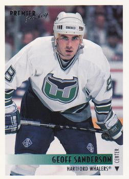 #205 Geoff Sanderson - Hartford Whalers - 1994-95 O-Pee-Chee Premier Hockey