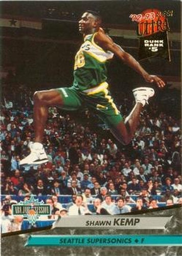 #205 Shawn Kemp - Seattle SuperSonics - 1992-93 Ultra Basketball