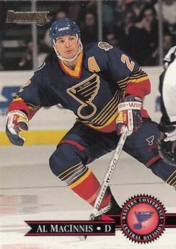 #205 Al MacInnis - St. Louis Blues - 1995-96 Donruss Hockey