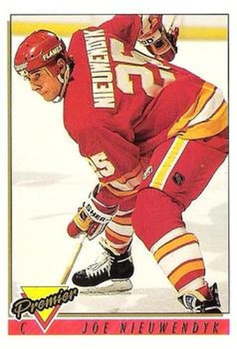#205 Joe Nieuwendyk - Calgary Flames - 1993-94 Topps Premier Hockey