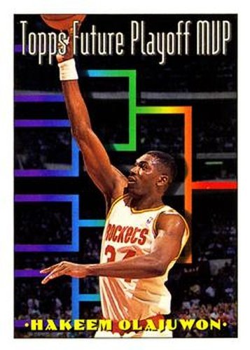 #205 Hakeem Olajuwon - Houston Rockets - 1993-94 Topps Basketball