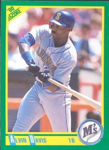 #205 Alvin Davis - Seattle Mariners - 1990 Score Baseball