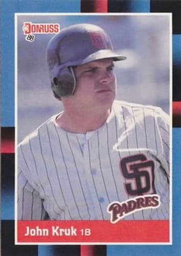 #205 John Kruk - San Diego Padres - 1988 Donruss Baseball