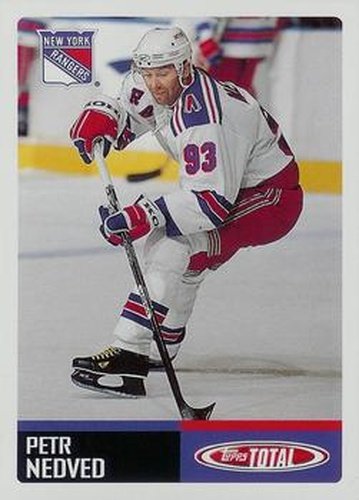 #205 Petr Nedved - New York Rangers - 2002-03 Topps Total Hockey
