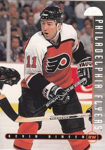 #205 Kevin Dineen - Philadelphia Flyers - 1995-96 Leaf Hockey