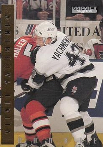 #205 Vitali Yachmenev - Los Angeles Kings - 1995-96 SkyBox Impact Hockey