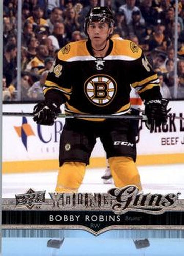 #205 Bobby Robins - Boston Bruins - 2014-15 Upper Deck Hockey