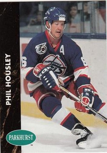 #205 Phil Housley - Winnipeg Jets - 1991-92 Parkhurst Hockey
