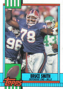 #205 Bruce Smith - Buffalo Bills - 1990 Topps Football