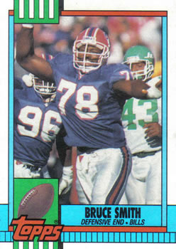 #205 Bruce Smith - Buffalo Bills - 1990 Topps Football