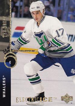 #205 Ted Drury - Hartford Whalers - 1994-95 Upper Deck Hockey - Electric Ice