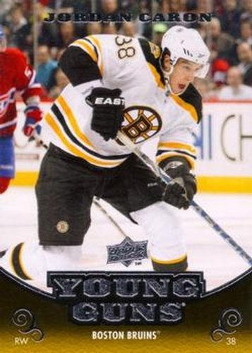 #205 Jordan Caron - Boston Bruins - 2010-11 Upper Deck Hockey